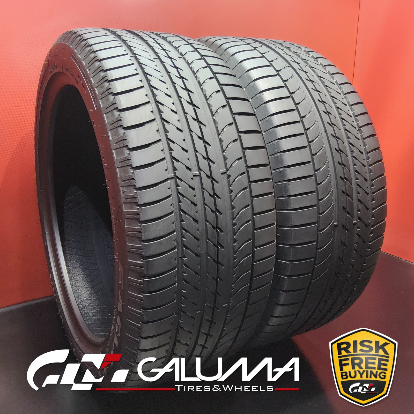 Set of 2 Tires LikeNEW Goodyear Eagle F1 Asymmetric SUV MO1 XL 295/40R22 #96031