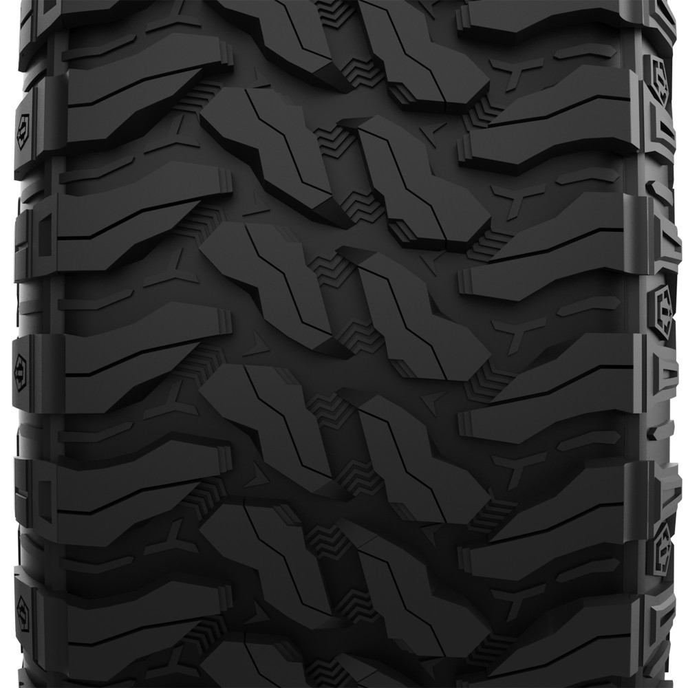 (QTY 4) 35×14.50R20 Hercules TIS Offroad TT1 127Q Load Range F Black Wall Tires