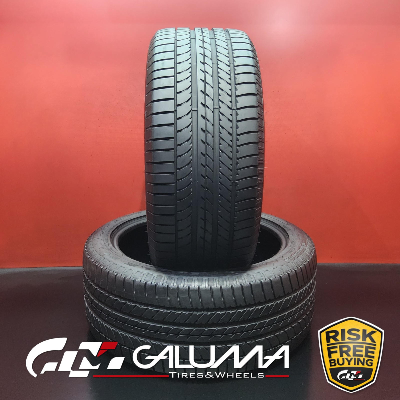Set of 2 Tires LikeNEW Goodyear Eagle F1 Asymmetric SUV MO1 XL 295/40R22 #96031