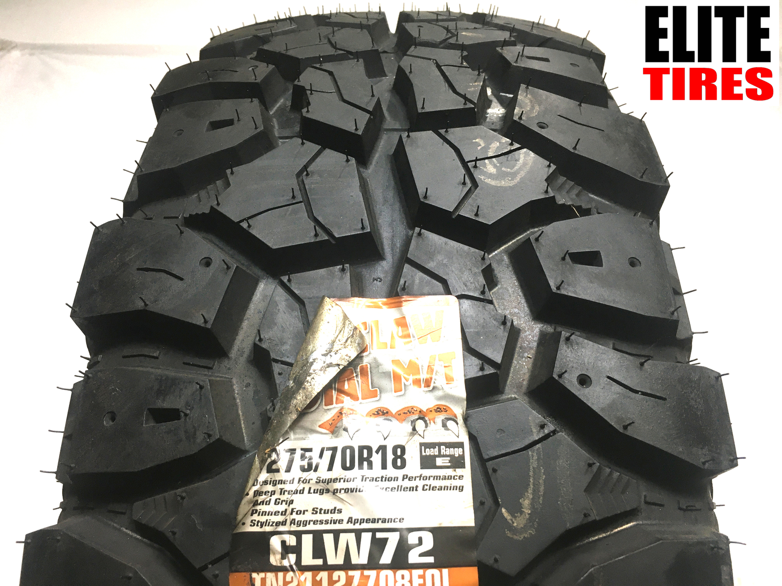 Mud Claw Radial M/T Load E OWL LT275/70R18 275 70 18 New Tire