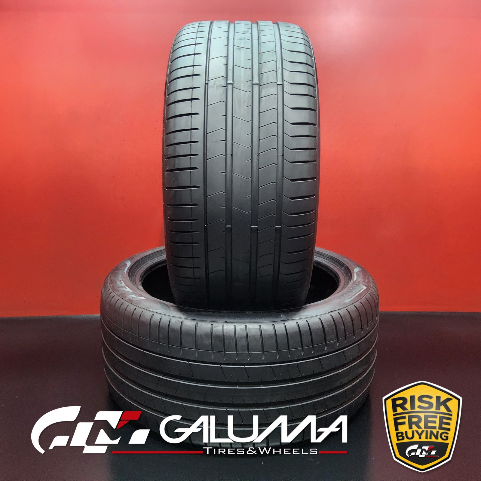 Set of 2 Tires LikeNEW Pirelli P Zero PZ4 Run Flat ★ 315/35R21 315/35/21 #94815