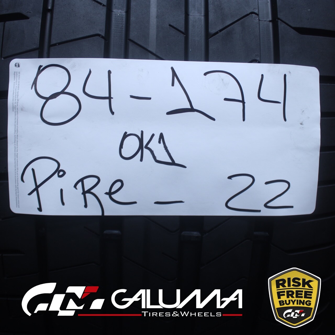1 (One) Tire LikeNEW Pirelli P Zero PZ4 315/35R22 315/35/22 3153522 ZR22 #84174