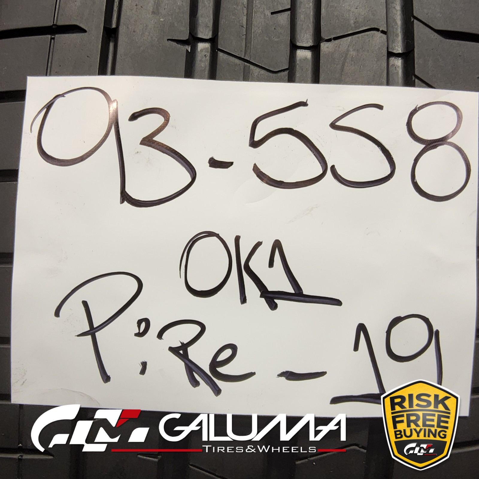 1 (One) Tire LikeNEW Pirelli P Zero PZ4 Run Flat MOE XL 255/35R19 No Patch 93558