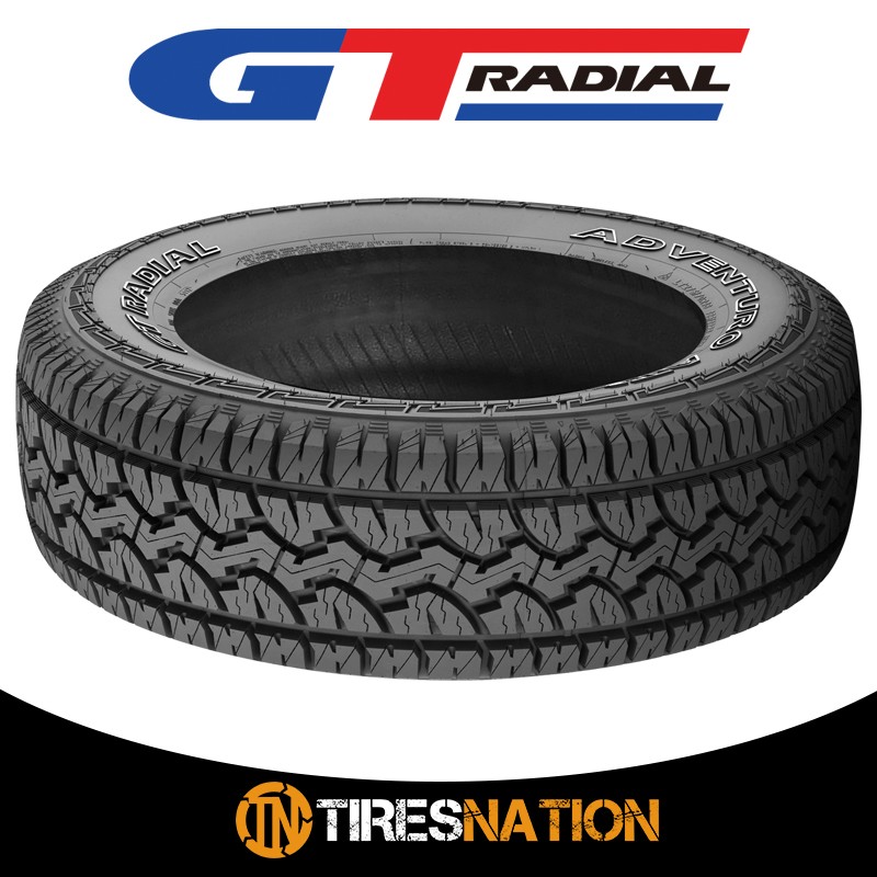 (1) New GT Radial Adventuro AT3 P275/65R18 114T OWL Tires