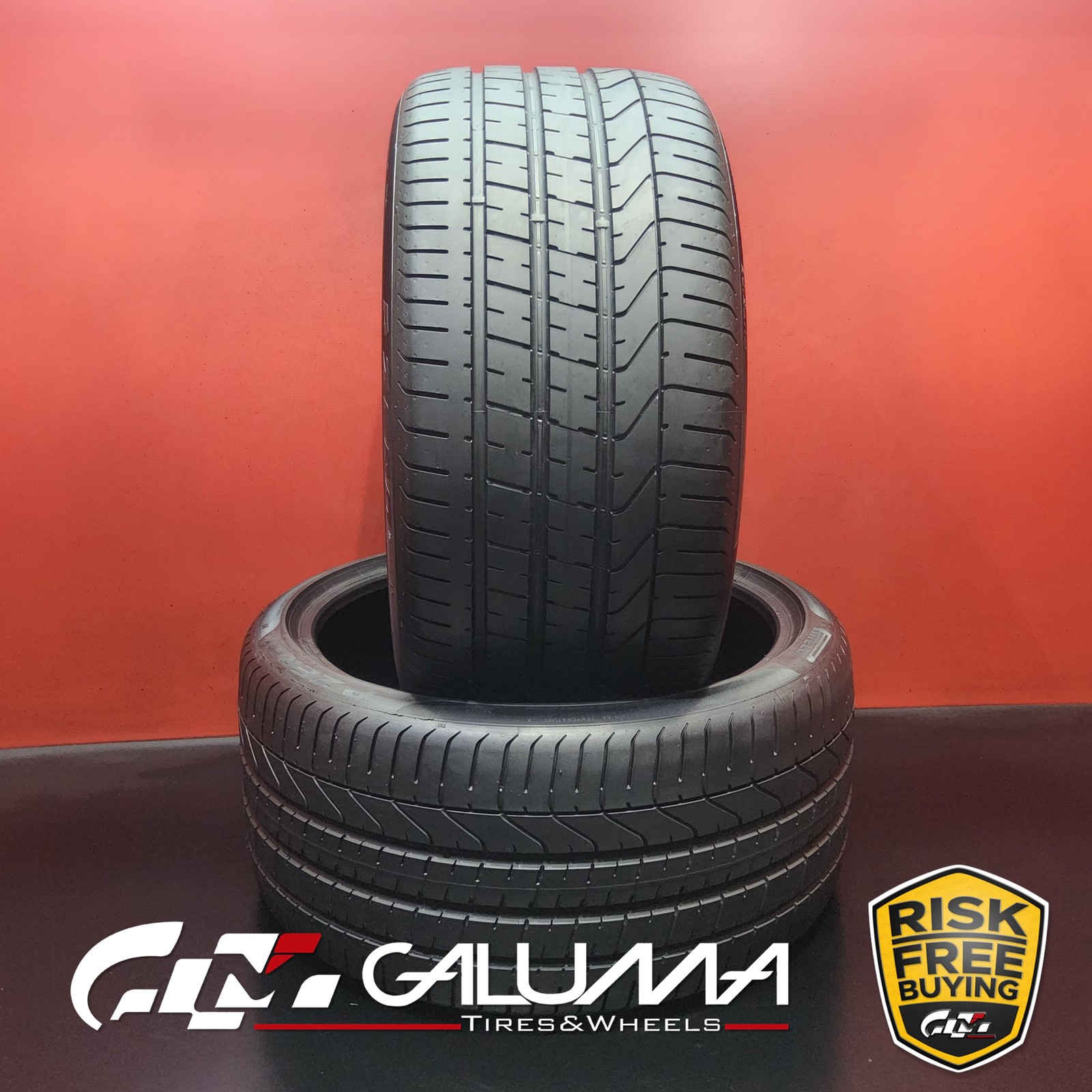 Set of 2 Tires LikeNEW Pirelli P Zero XL 315/30ZR22 315/30/22 107Y N0 #96059