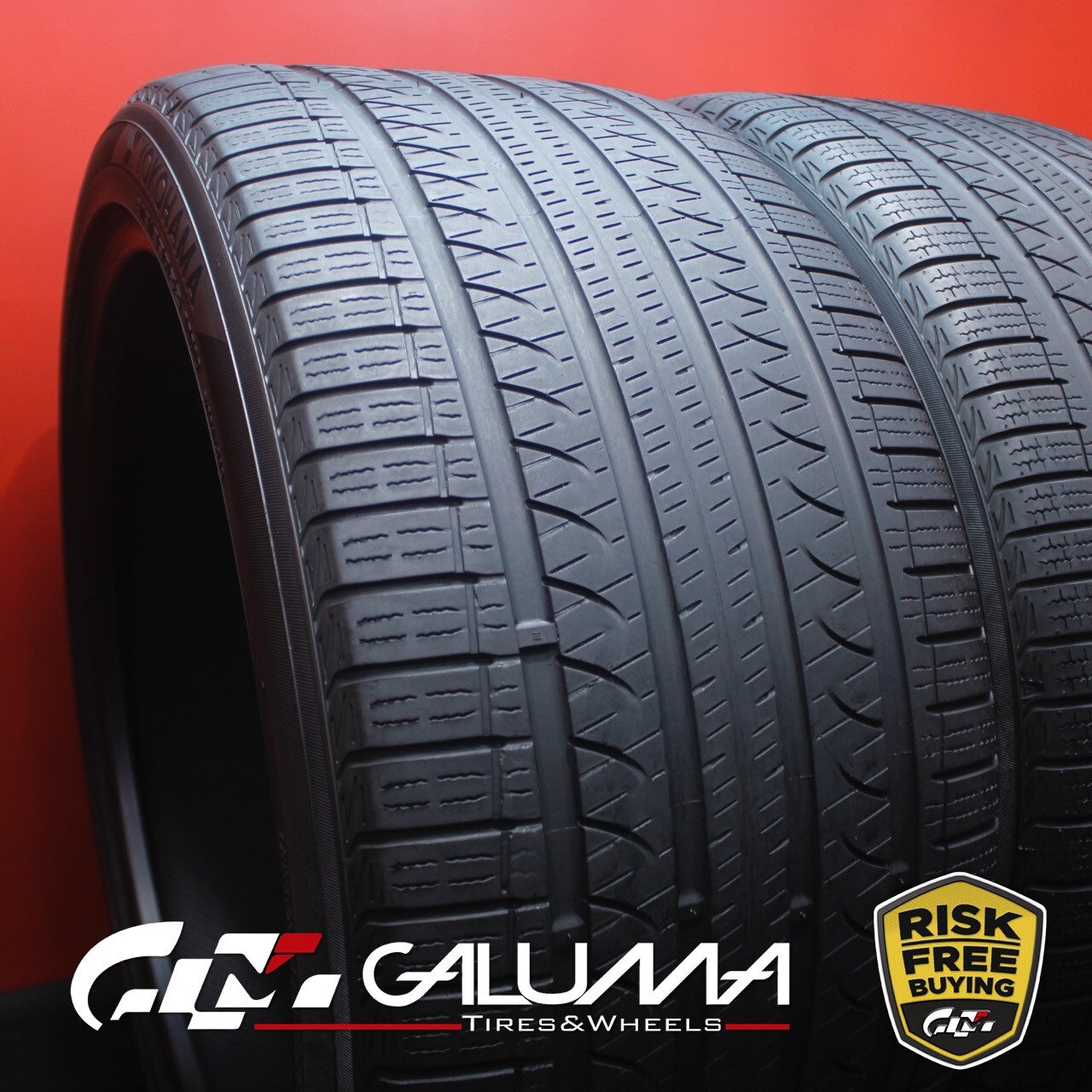 Set of 2 Tires Yokohama Advan V35 315/35R22 315/35/22 3153522 No Patch #84809