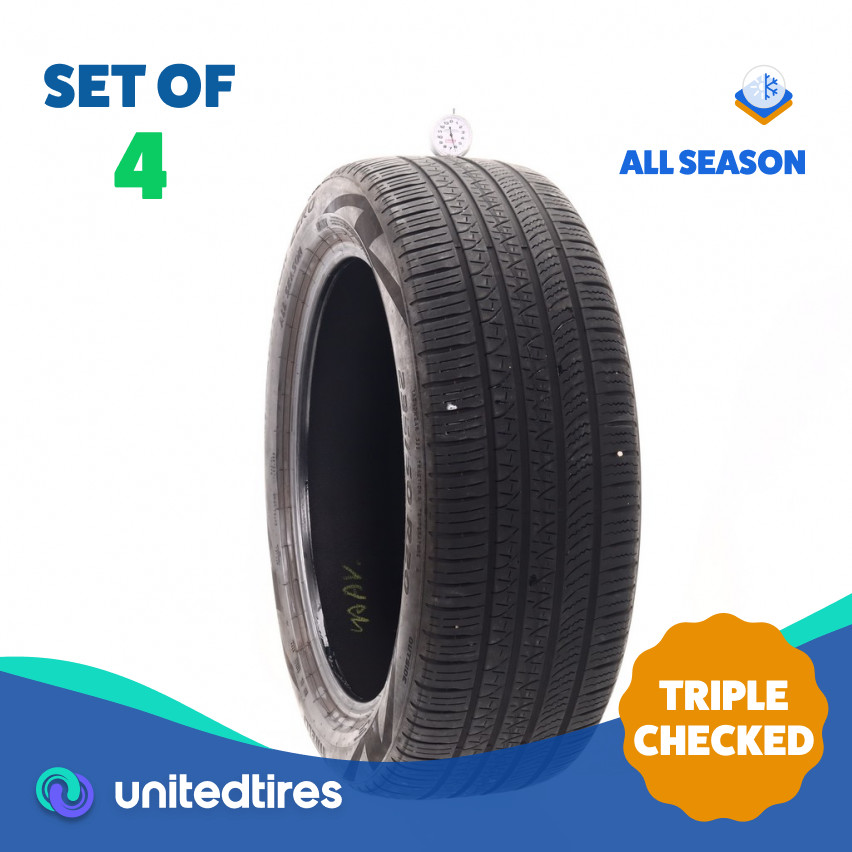 Set of (4) Used 235/50R20 Pirelli Scorpion Zero Elect + 104T – 6-7/32