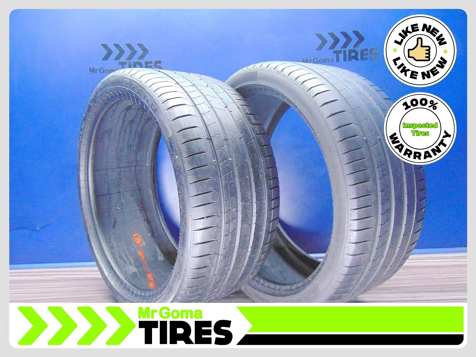 2 PIRELLI P ZERO TM PZ4 FSC XL 315/30R22 USED TIRES 107Y 7.3/32 3153022