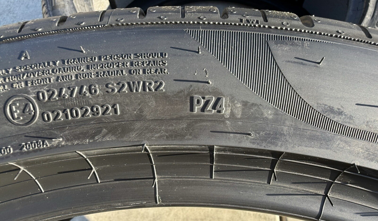 TWO BRAND NEW 315/35R22 111Y Pirelli P Zero PZ4 PNCS Foam BMW XM Hybrid Tires