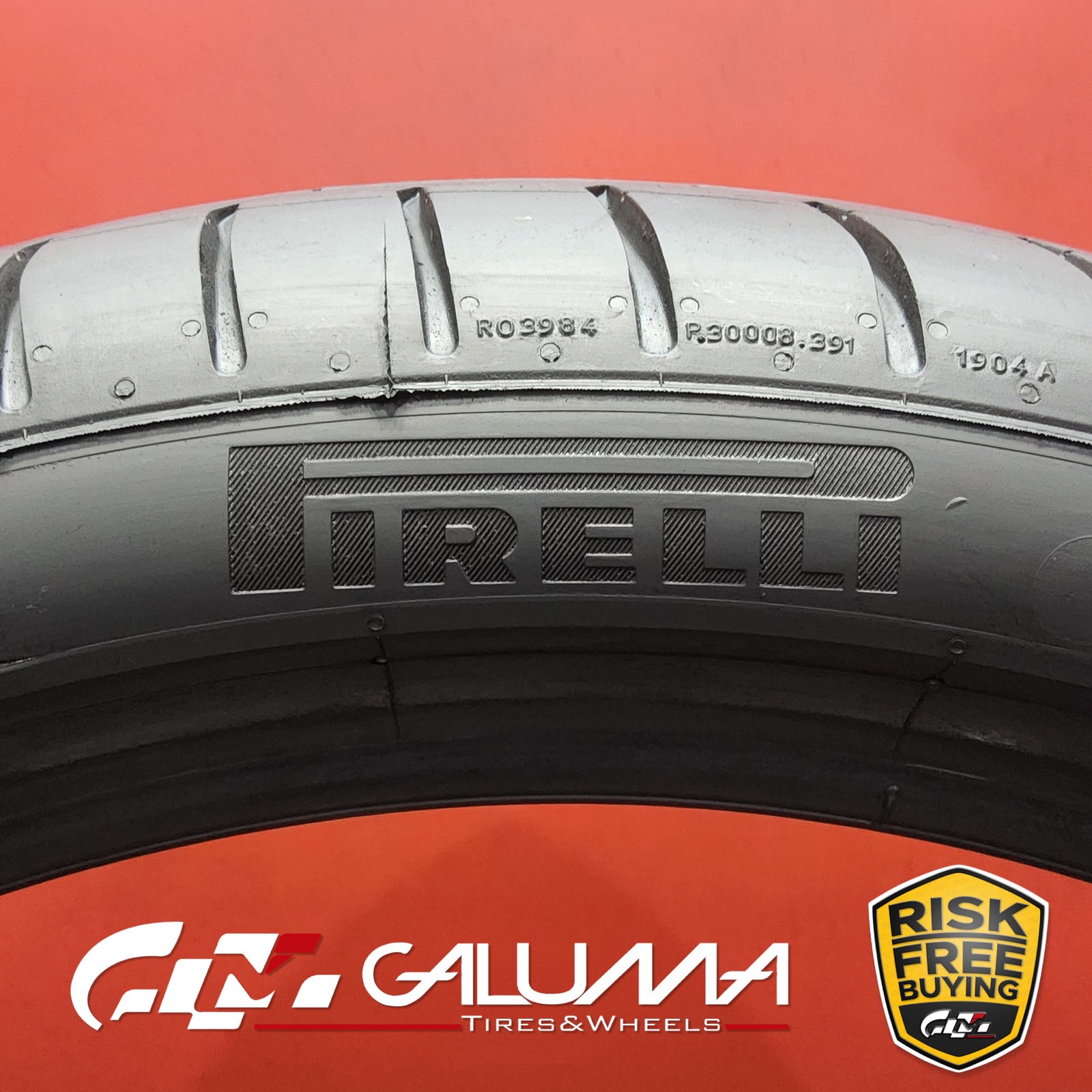 1 (One) Tire LikeNEW Pirelli P Zero PZ4 Run Flat MOE XL 255/35R19 No Patch 93558