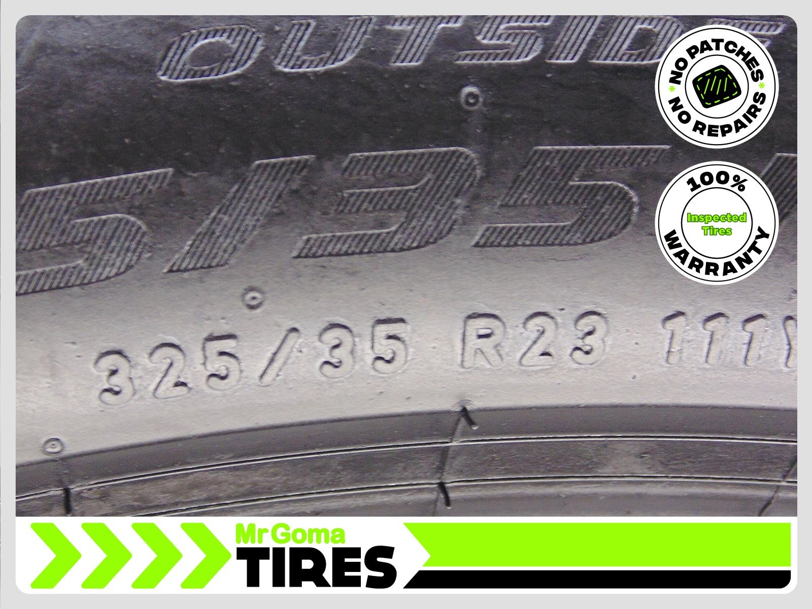 1 PIRELLI P ZERO PZ5 MO-S PNCS 325/35R23 USED TIRE 7.3/32 TREAD PZERO 3253523