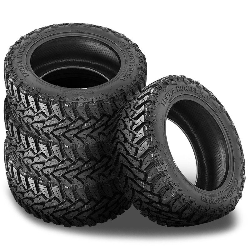 4 Venom Power Terra Hunter M/T 275/55R20 120/117Q Mud Tires [ Load E, 10 PLY ]
