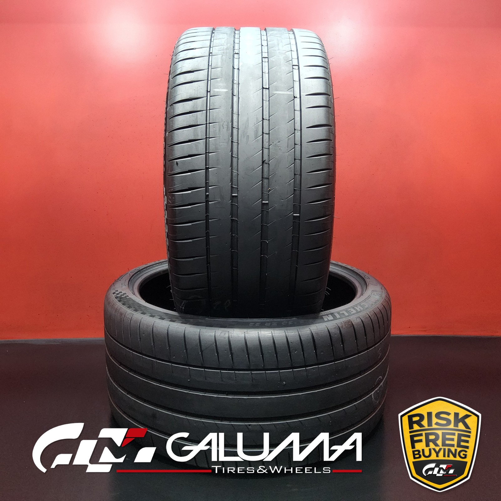 Set of 2 Tires LikeNEW Michelin Pilot Sport 4S ★ XL 315/30ZR22 315/30/22 #95159