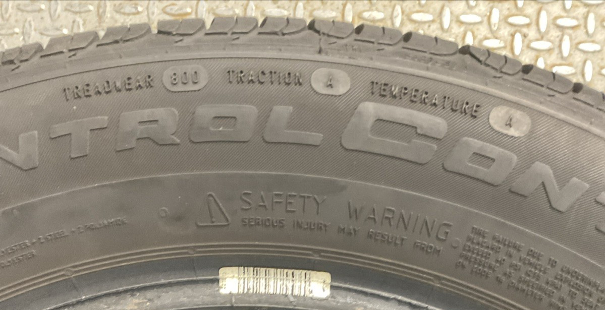 2- Used CONTINENTAL CONTROL CONTACT TOUR A/S PLUS 205/55R16 91H SL BSW