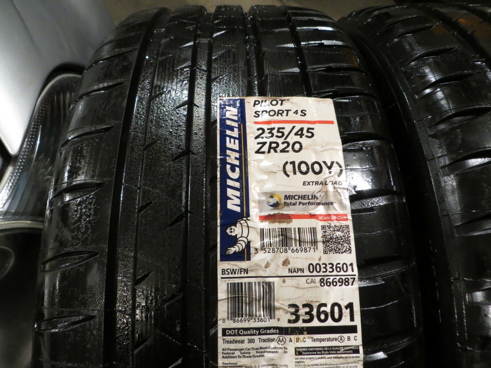 NEW 2 TWO MICHELIN PILOT SPORT 4S 4 S 235/45ZR20 100Y XL FRANCE 235 45 20 2775