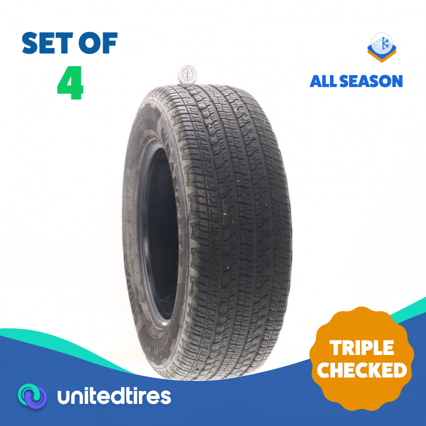 Set of (4) Used 255/65R17 Goodyear Wrangler Territory HT 110T – 7-8.5/32 (18YKD)