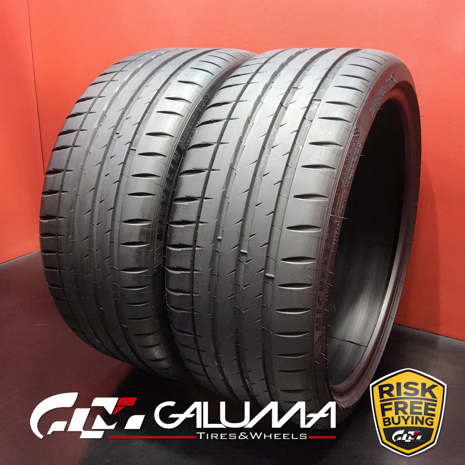 Set of 2 Tires Michelin Pilot Sport 4S XL 235/35ZR20 235/35/20 No Repairs #95868