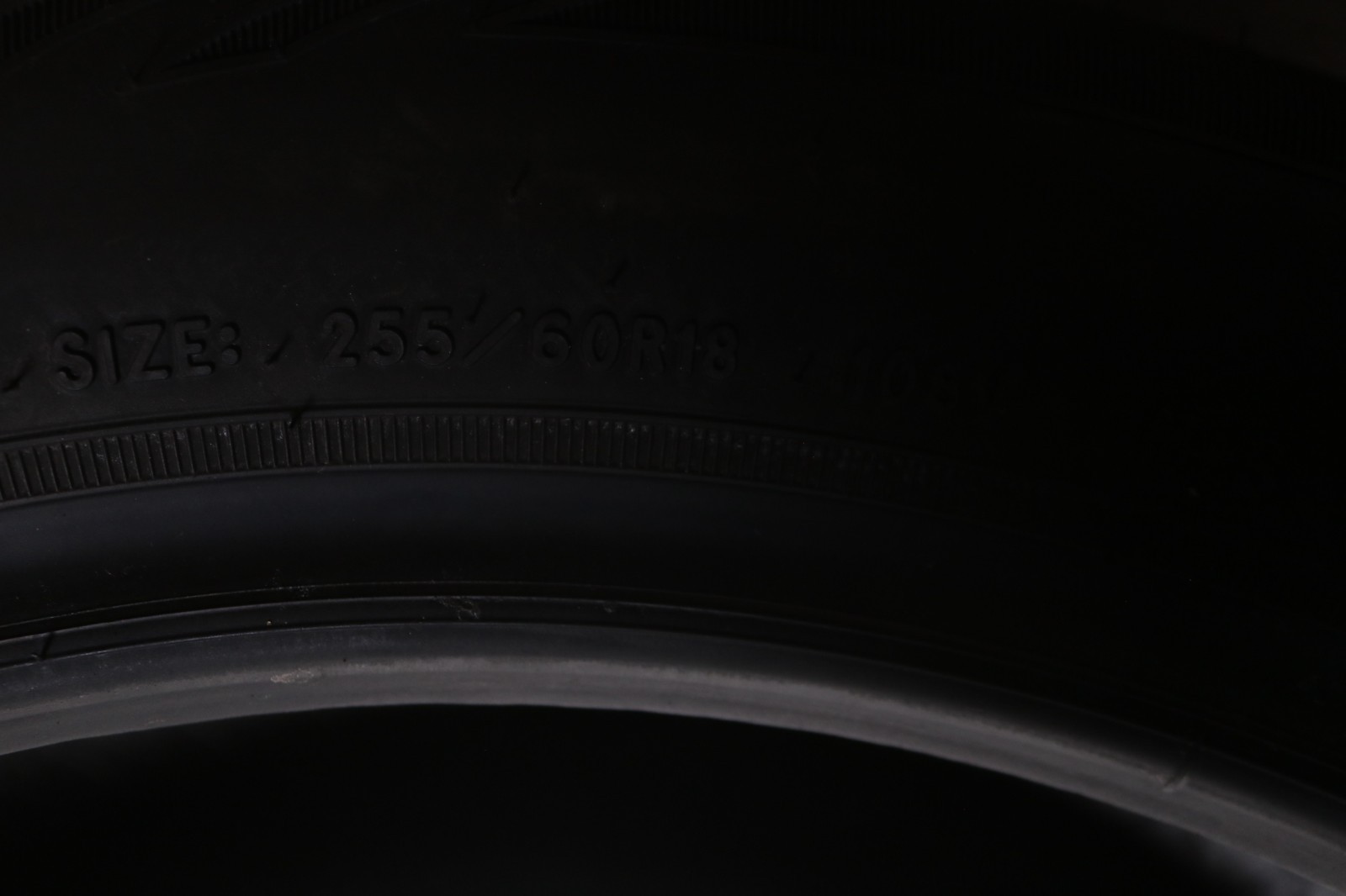 Set of 2 Used 255/60R18 Goodyear Eagle Enforcer – 108V – 10.5-11/32
