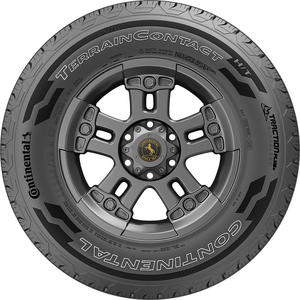 Set of 2 Continental Terrain Contact H/T LT265/70R18/10 10-Ply 124S Tires 265701