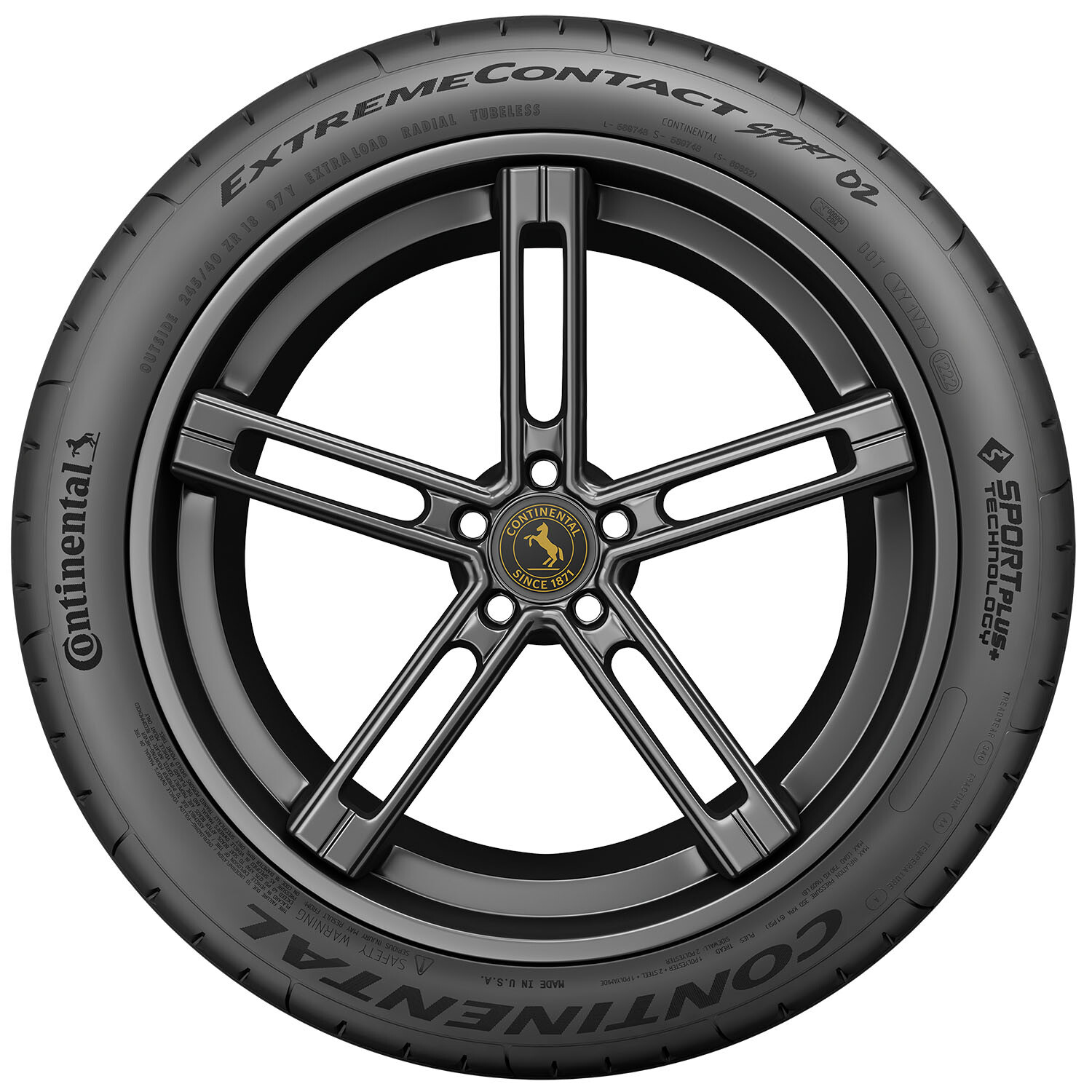 4 New Continental Extremecontact Sport 02 – 275/40zr18 Tires 2754018 275 40 18
