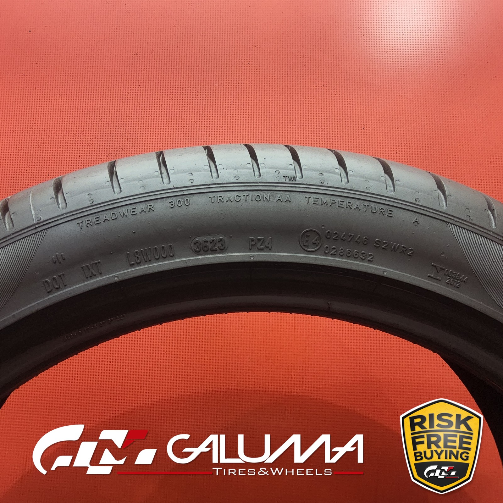 Set of 2 Tires LikeNEW Pirelli P-Zero (PZ4) ★ XL 225/45R19 96Y No Repairs #96177