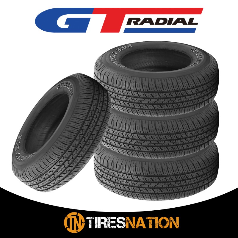 (1) New GT Radial SAVERO HT2 P225/70R16 101T OWL Tires