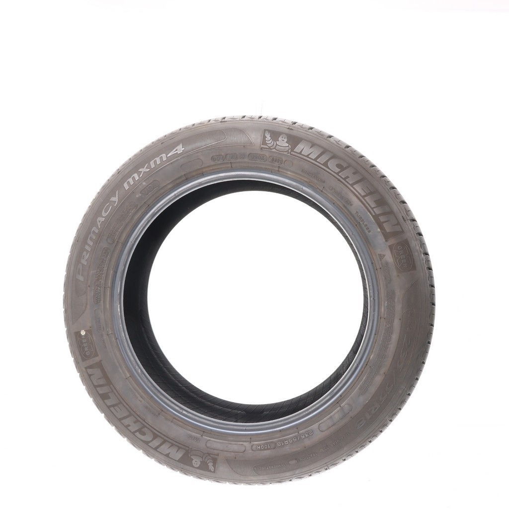 Set of (4) Used 235/55R18 Michelin Primacy MXM4 VOL 100H – 7-8/32