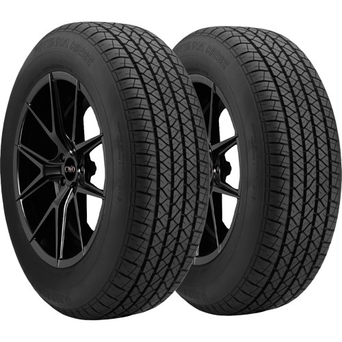 (QTY 2) P165/65R14 Bridgestone Potenza RE92 78S SL Black Wall Tires