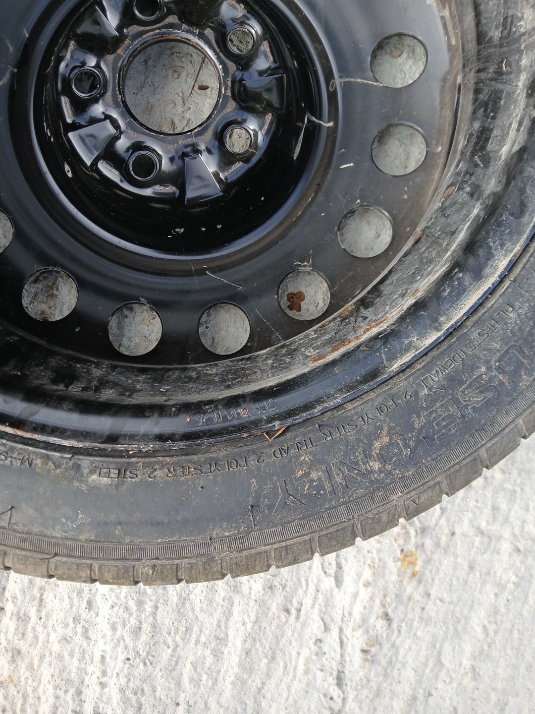 2010-2017 CHEVROLET EQUINOX TERRAIN MAXXIS SPARE DONUT TIRE 17X4.5T OEM 145/70