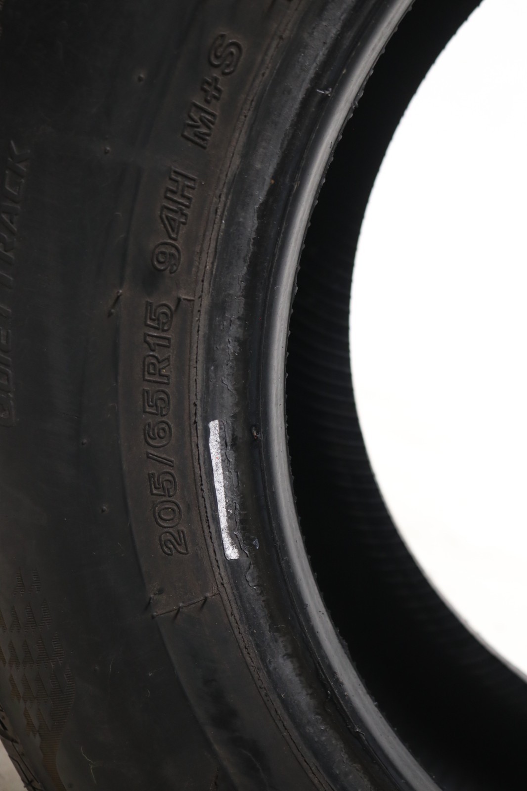 Set of 4 Used 205/65R15 Bridgestone Turanza Quiet Track – 94H – 7.5/32