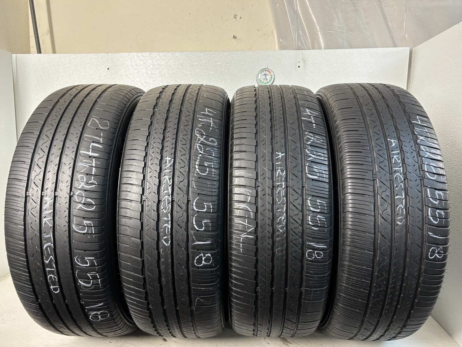 NO SHIPPING ONLY LOCAL PICK UP Set 4 Tires 225 55 18 Falken All Season Ziex ZE00