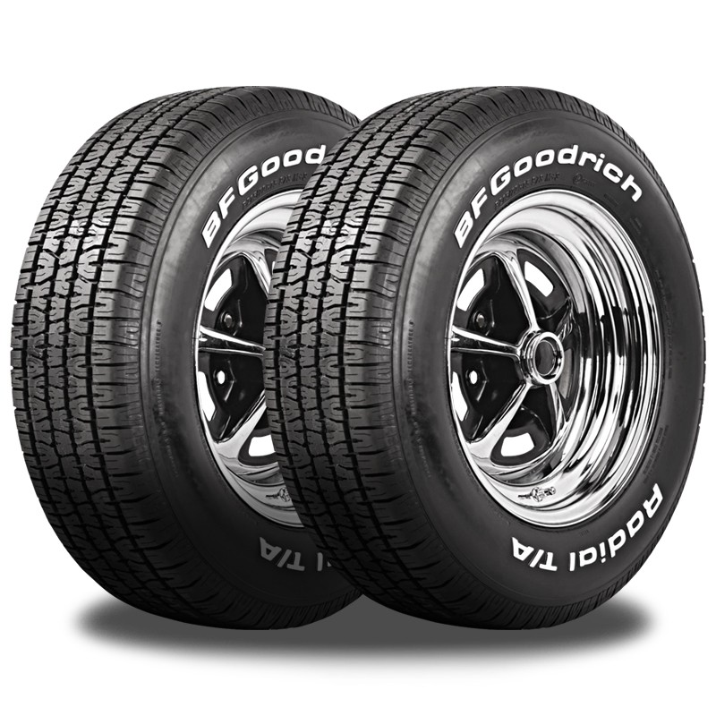 2 BFGoodrich Radial T/A 215/65R15 95S All Season Performance White Letters