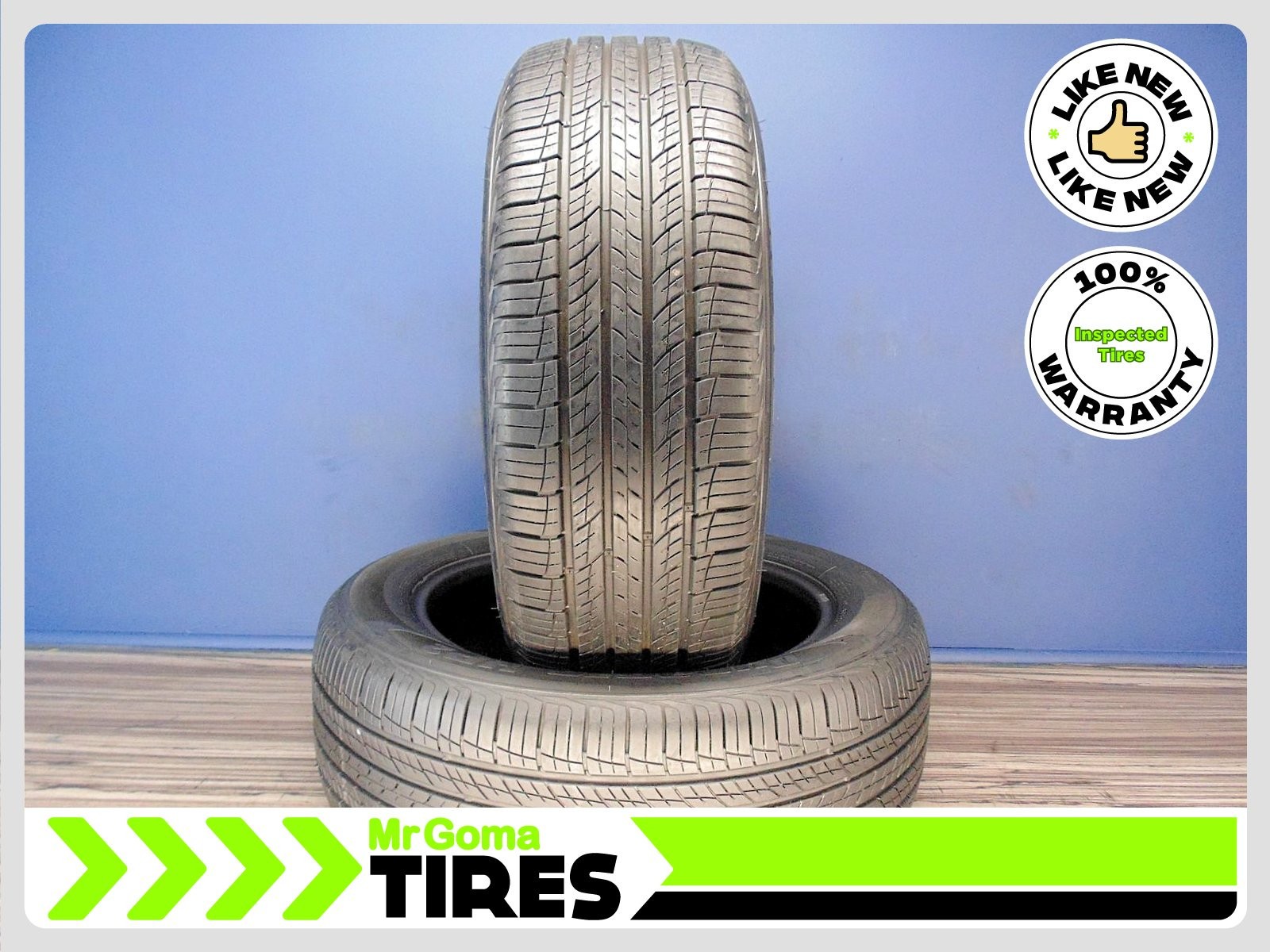 2 HANKOOK DYNAPRO HP2 KONTROL 235/55R19 USED TIRES 8.8/32 TREAD 101V 2355519