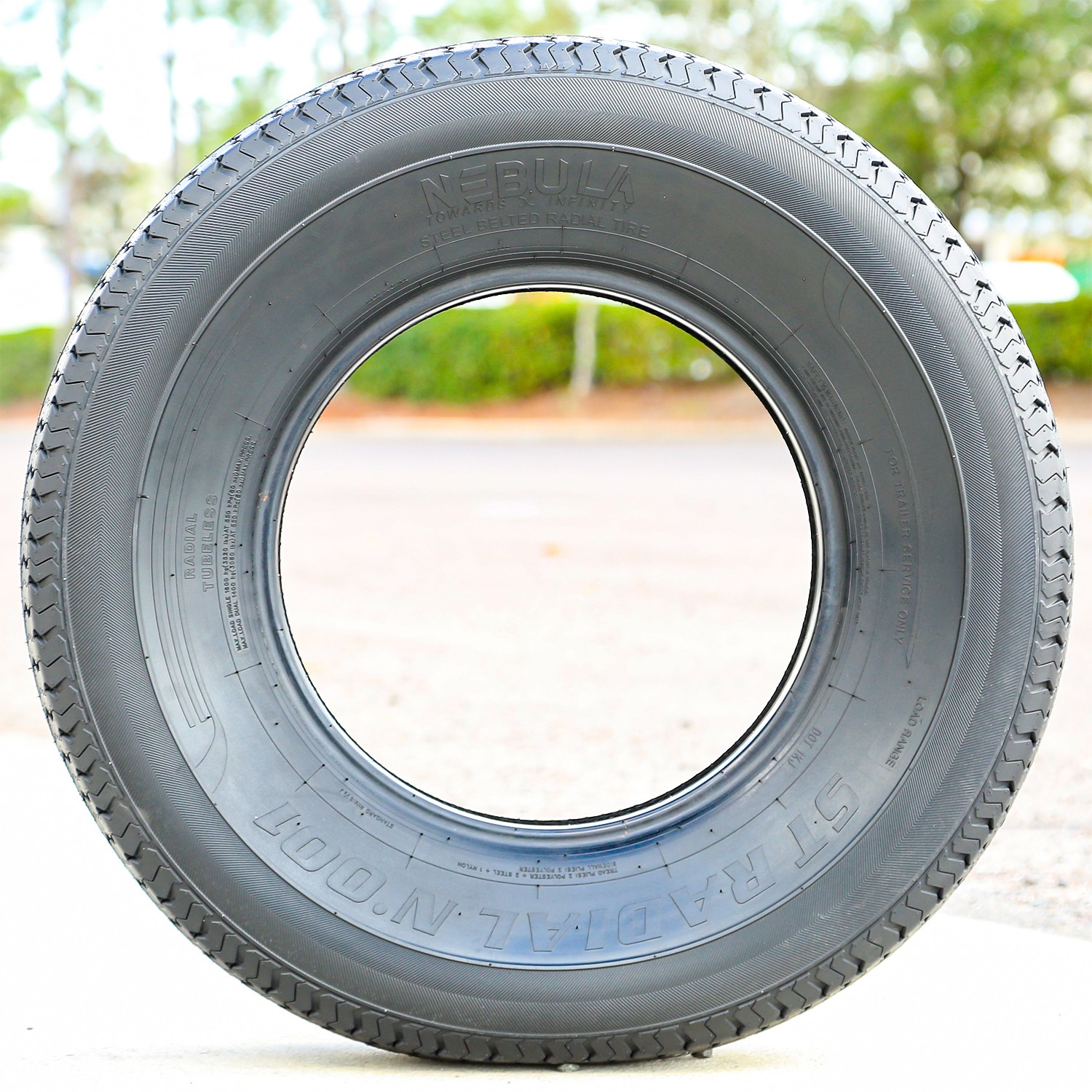 4 Tires Nebula ST Radial N’ 001 Semi-Steel ST 205/75R15 Load E 10 Ply (Thailand)