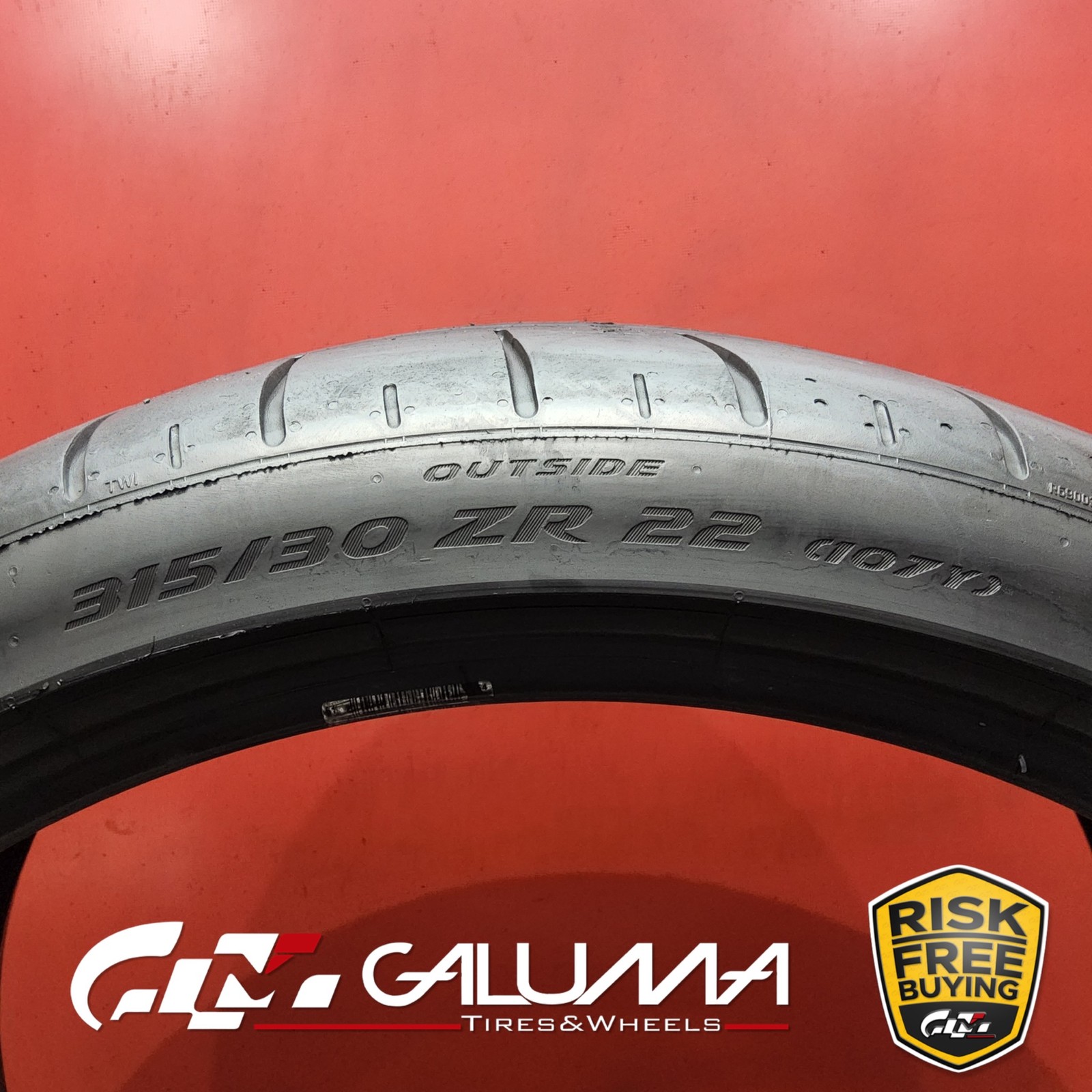 Set of 2 Tires Pirelli P Zero CORSA PZC4 315/30ZR22 315/30/22 No Repairs #89107