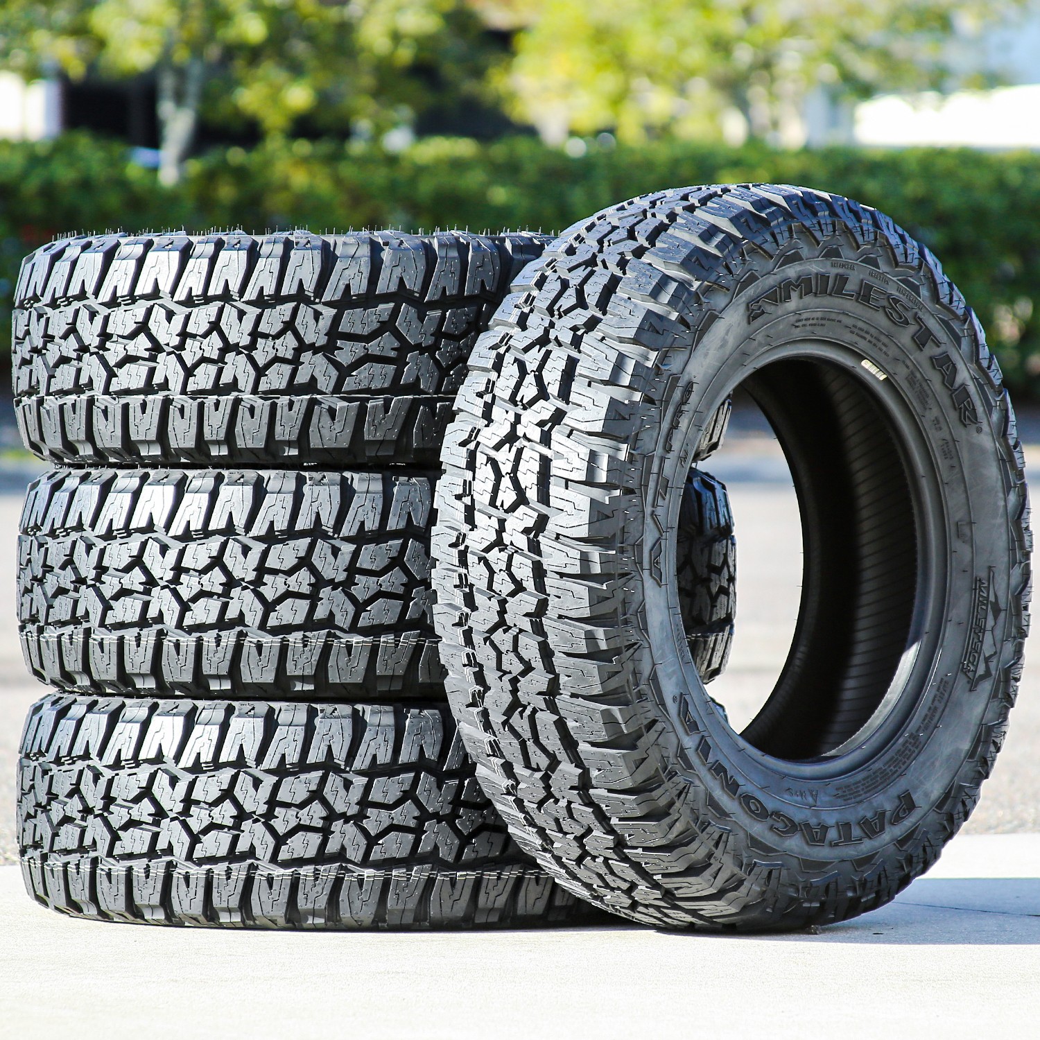4 Tires Milestar Patagonia A/T Pro LT 285/75R17 Load E 10 Ply AT All Terrain