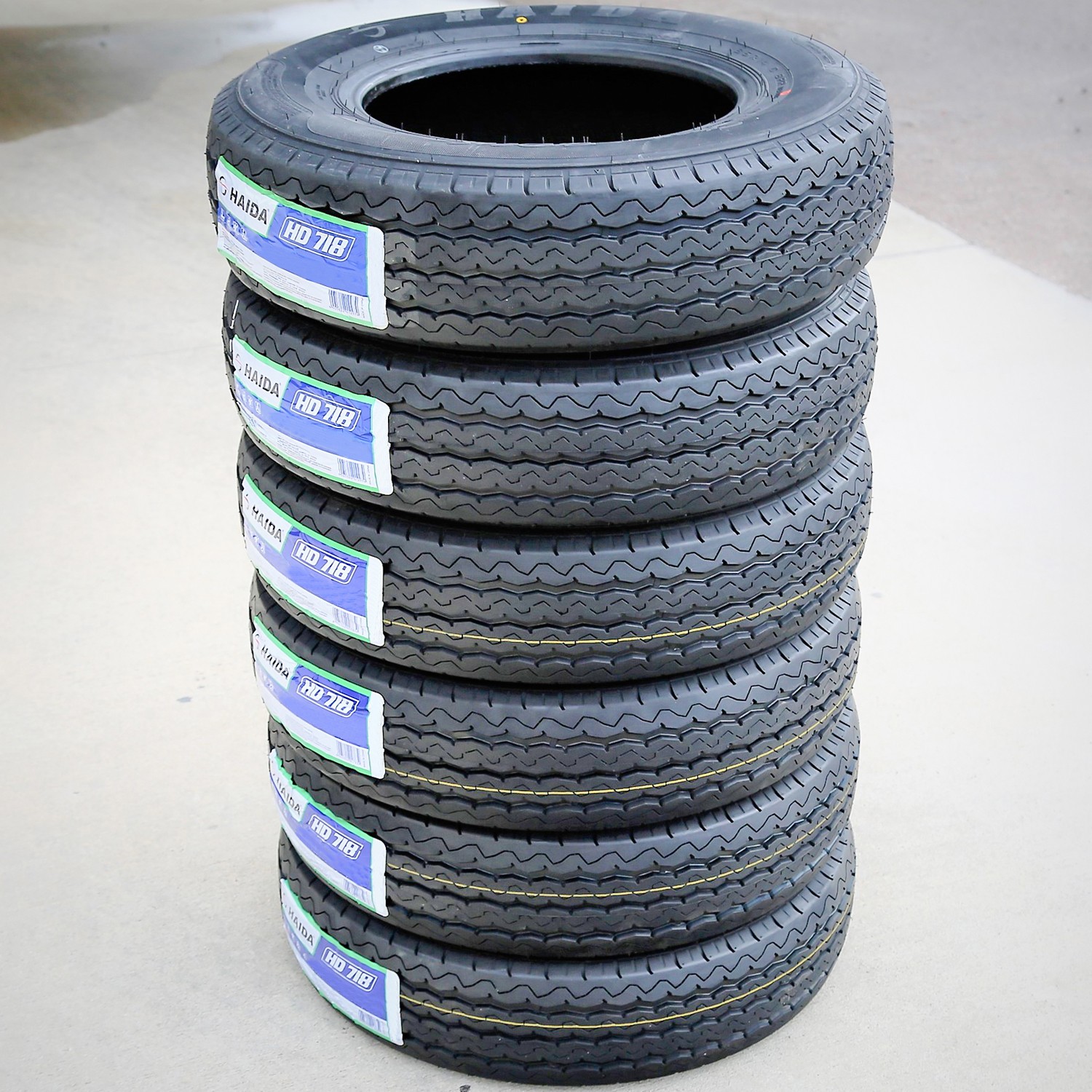 2 Tires Haida Strong HD718 185R14C Load D 8 Ply Commercial