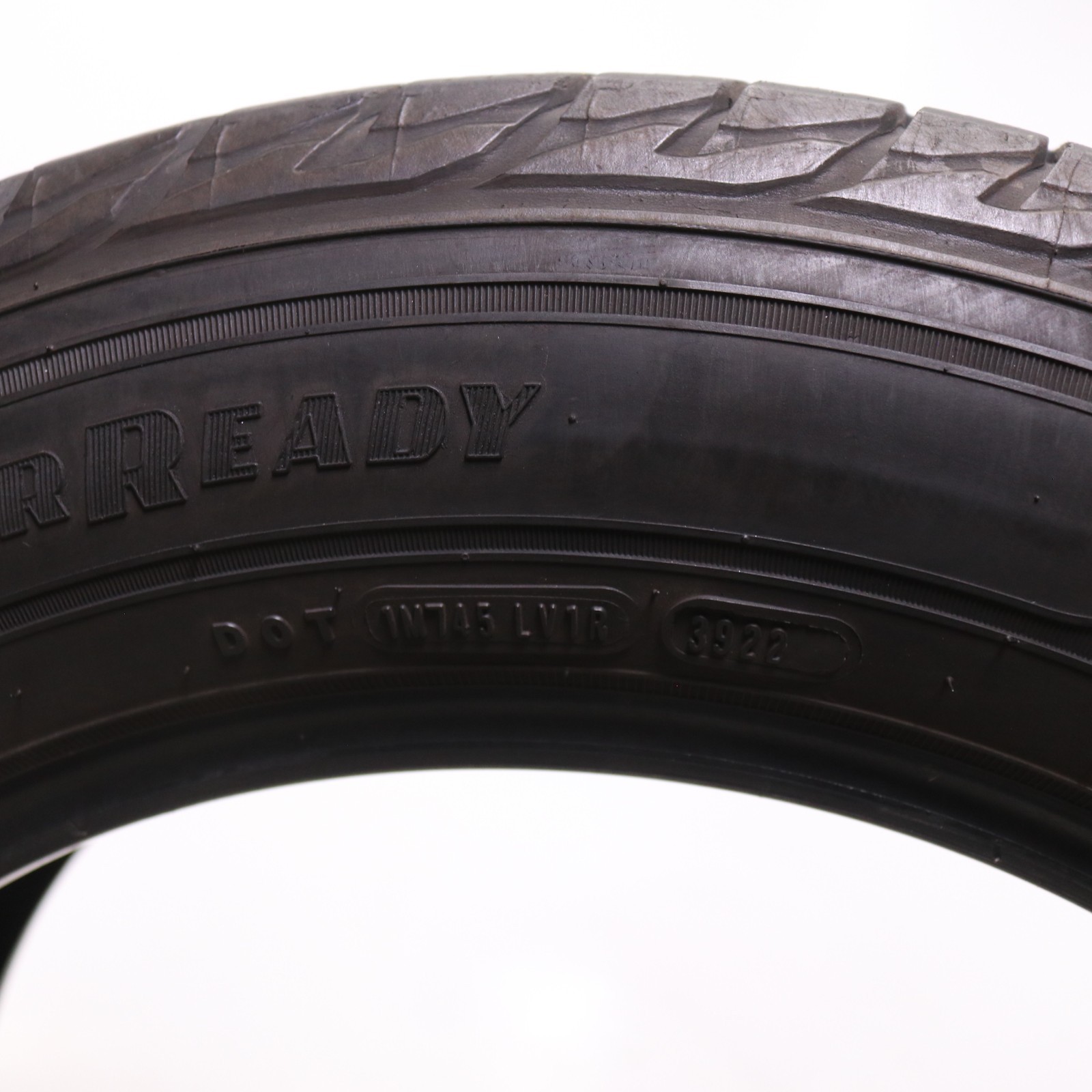 Set of 4 Used 235/60R18 Goodyear Assurance WeatherReady – 103H – 7.5-8/32
