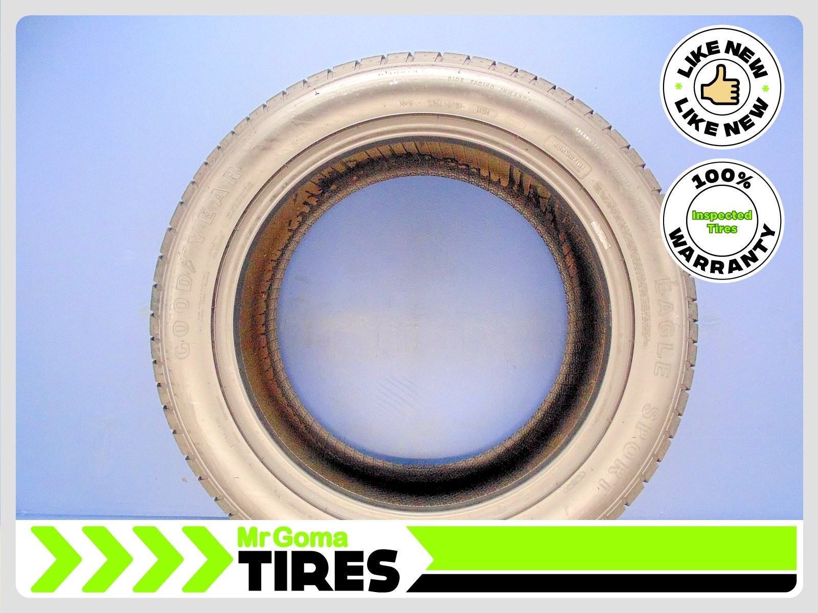 1 GOODYEAR EAGLE SPORT A/S RSC RFT XL 285/45R20 USED TIRE 9.9/32 TREAD RUN FLAT