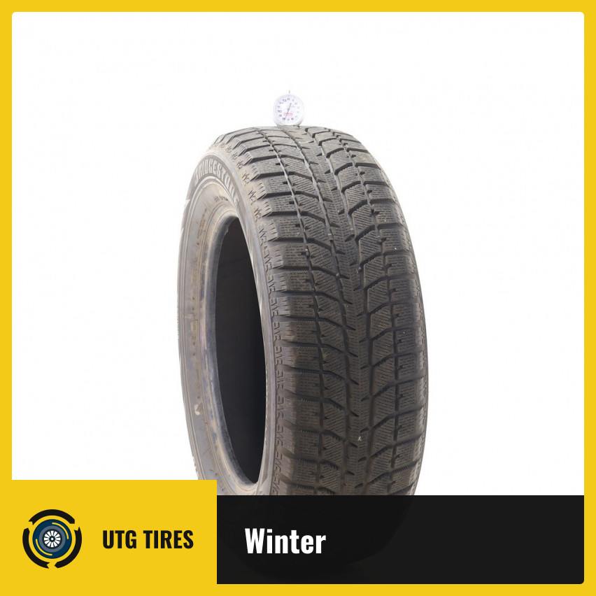 Used 225/60R16 Bridgestone Blizzak WS70 Studless 98T – 7.5/32
