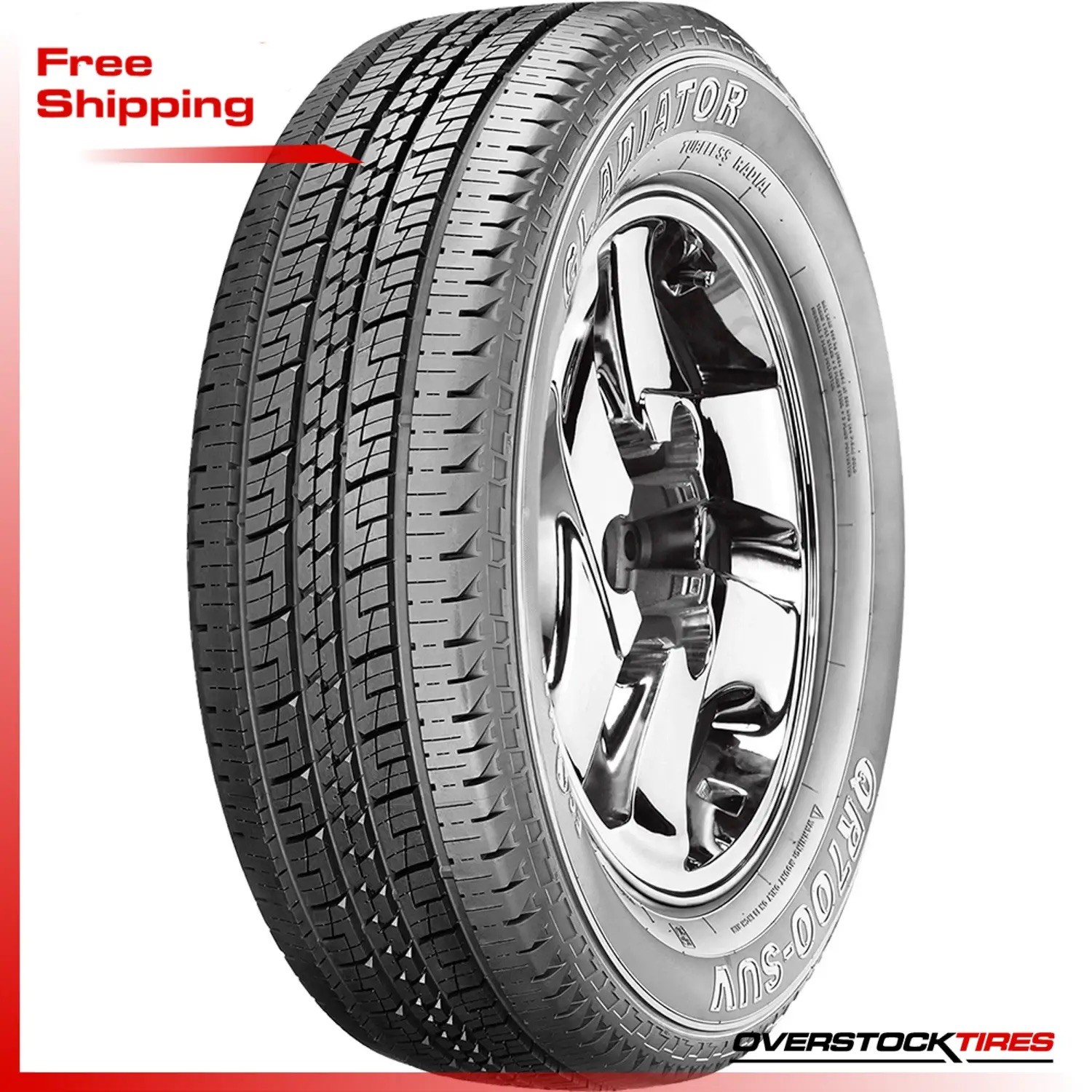 1 NEW 275/65R18 Gladiator QR700-SUV 114H (DOT:3924) Tire 275 65 R18