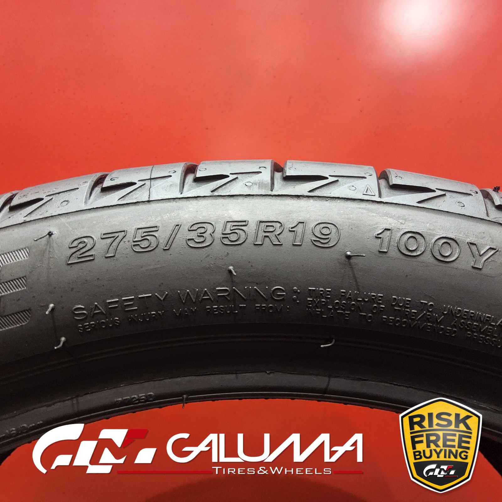 1 (One) Tire Bridgestone Turanza T005 RFT Run Flat ★ 275/35R19 275/35/19 #94908