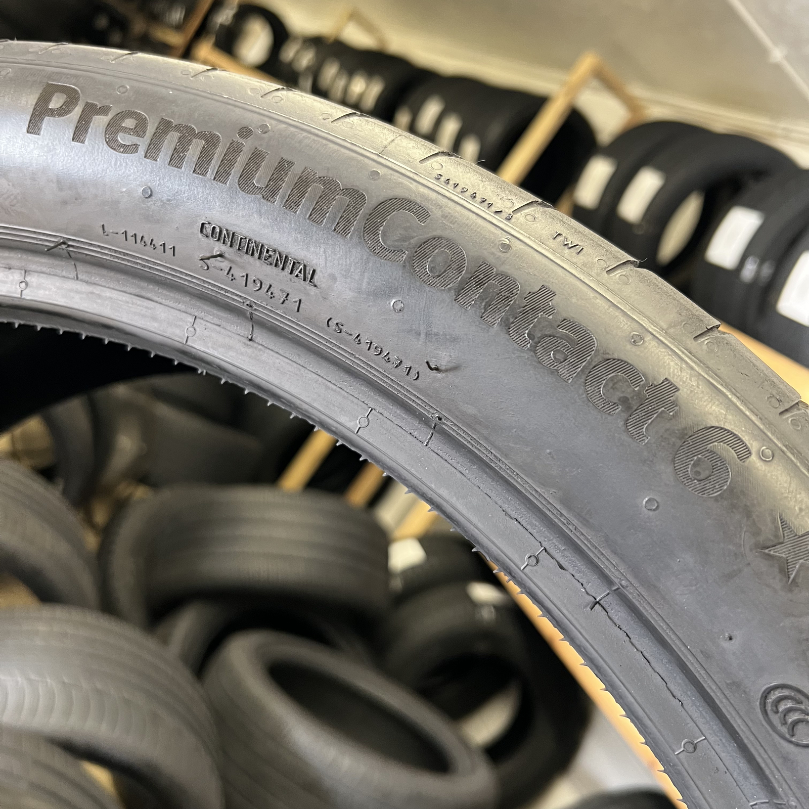 Set Of 4 Tires Likenew Continental PremiumContact 6 BMW 275/35R22 & 315/30ZR22