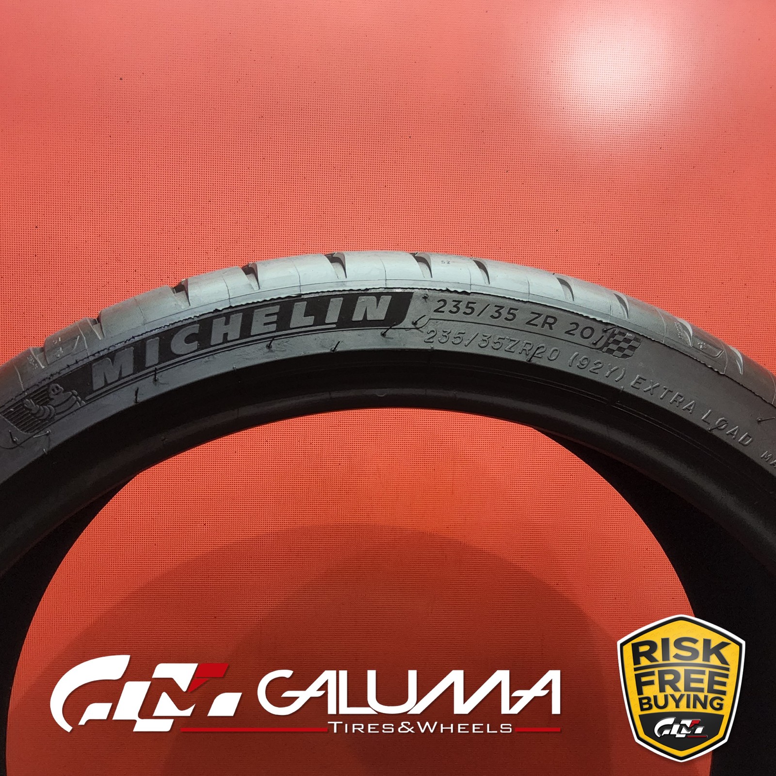 Set of 2 Tires Michelin Pilot Sport 4S XL 235/35ZR20 235/35/20 No Repairs #95868