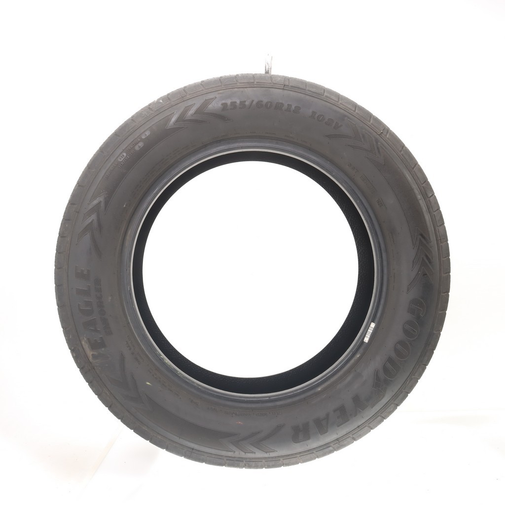 Set of (4) Used 255/60R18 Goodyear Eagle Enforcer 108V – 7.5-9.5/32 (160CX)