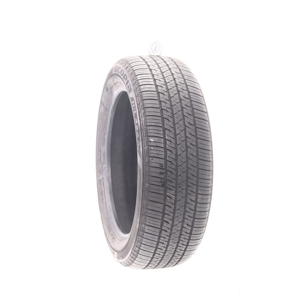 Set of (4) Used 225/55R19 Bridgestone Ecopia H/L 422 Plus 99V – 7-9/32