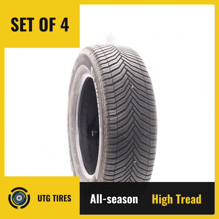 Set of (4) Used 235/65R18 Michelin CrossClimate 2 106V – 8.5-9.5/32