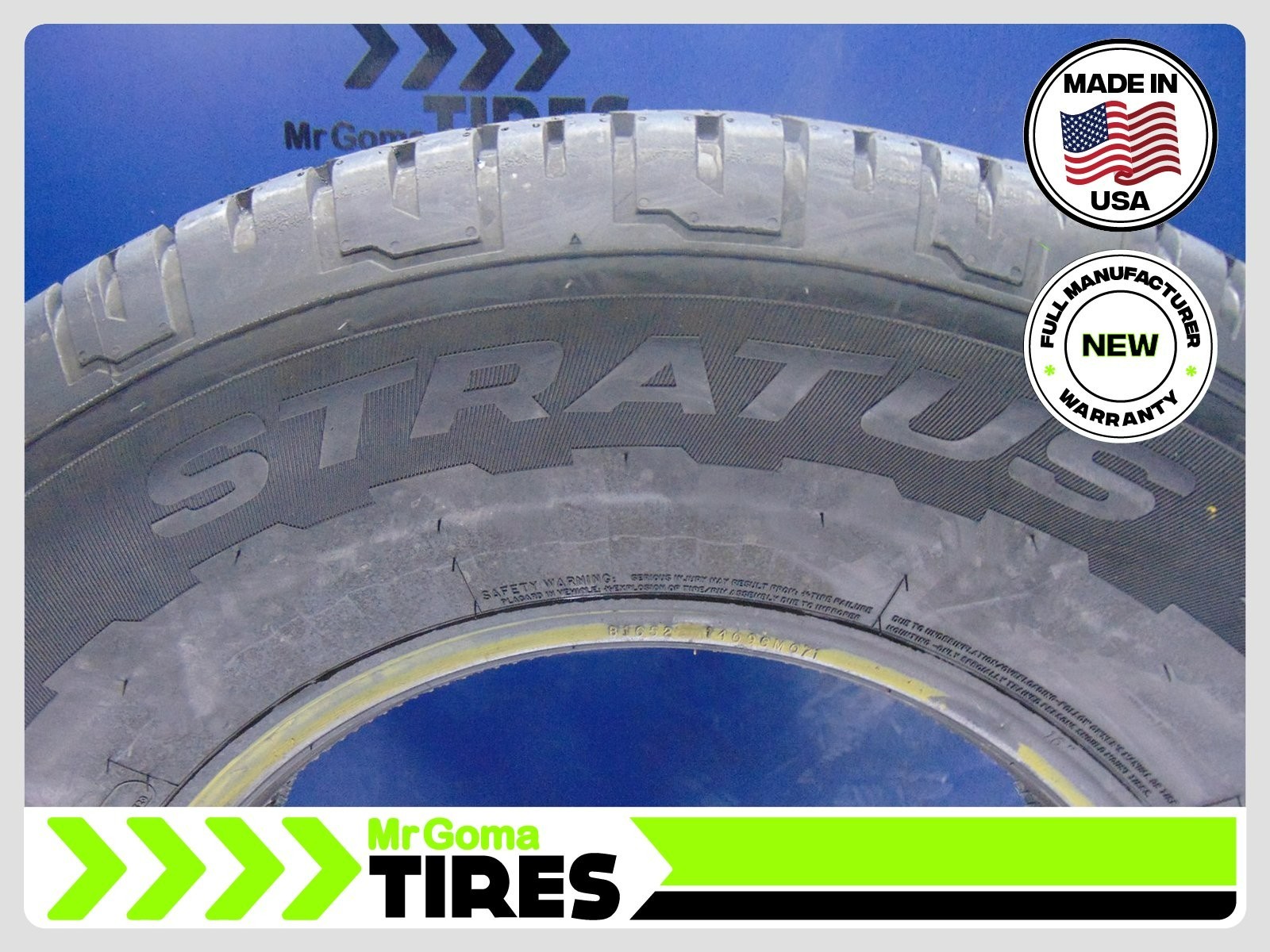 1 BRAND NEW 245/75R16 COOPER MASTERCRAFT STRATUS AP TIRE 2457516 MADE IN USA