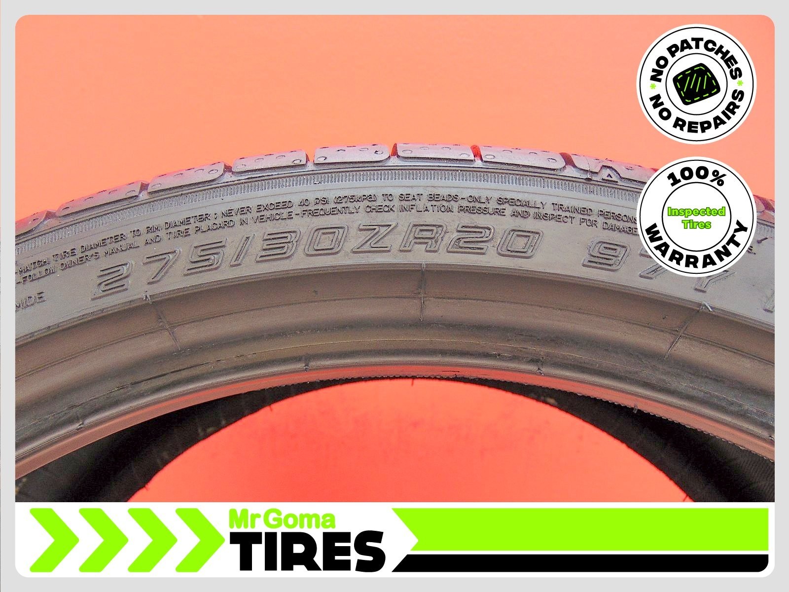 1 FALKEN AZENIS FK460 A/S XL 275/30ZR20 USED TIRE 8.5/32 TREAD 97Y 2753020