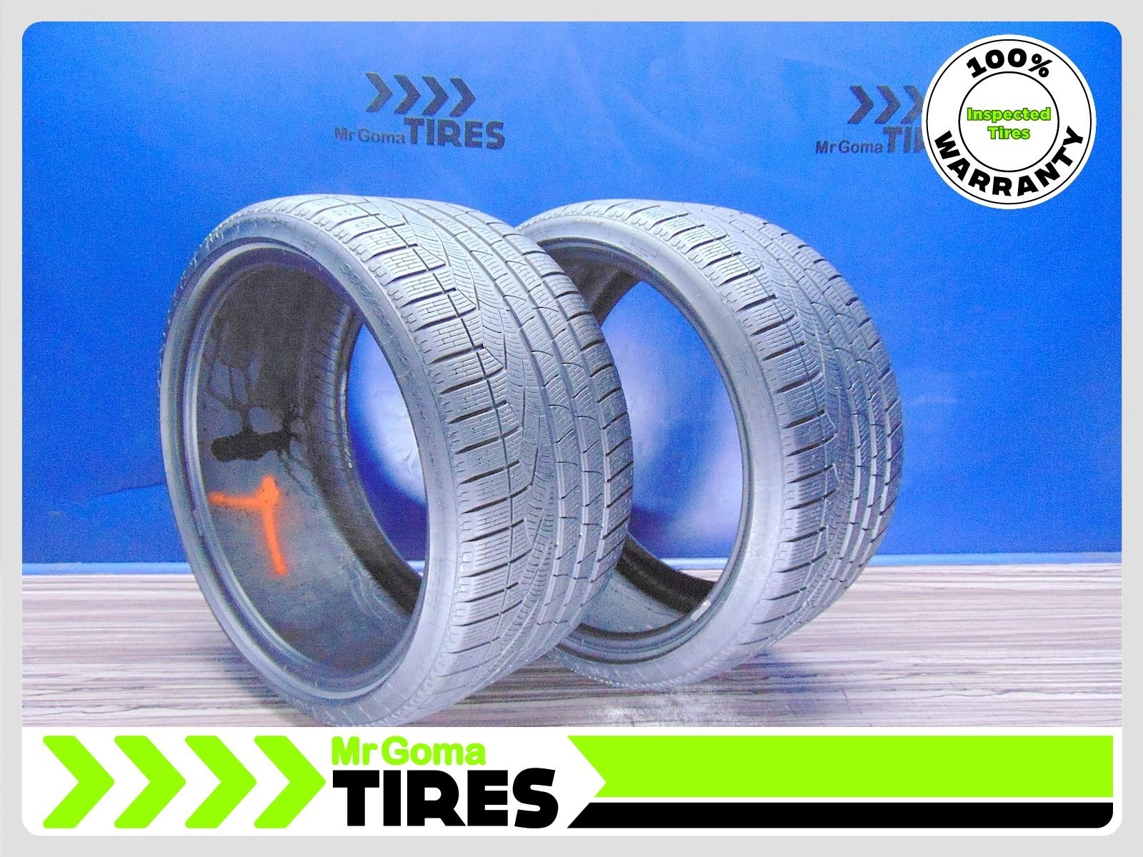 2 Used Pirelli Sottozero Winter 270 Serie II XL Tires 305/30R21 – 7.6/32 3053021